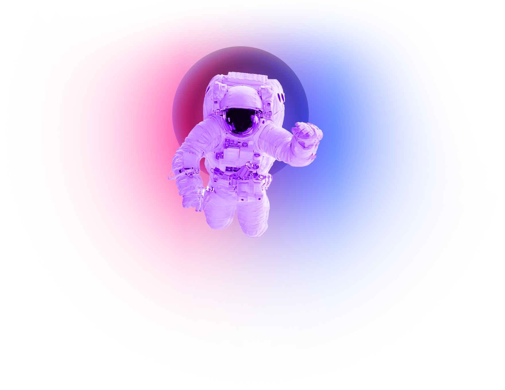 Astronaut in space representing digital journeys